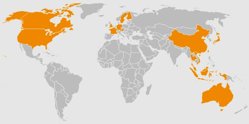 行った国を塗りつぶす世界地図サービス3選 訪問国 パーセンテージを見える化してみました